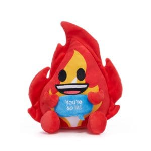 Flame Emoji Soft Toy